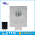 12W Motion Sensor All Ine One Integrated Solar LED Garden light with 3 years warranty